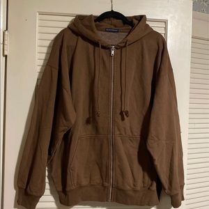 COPY - TRADE POST - Brandy Melville brown zip up